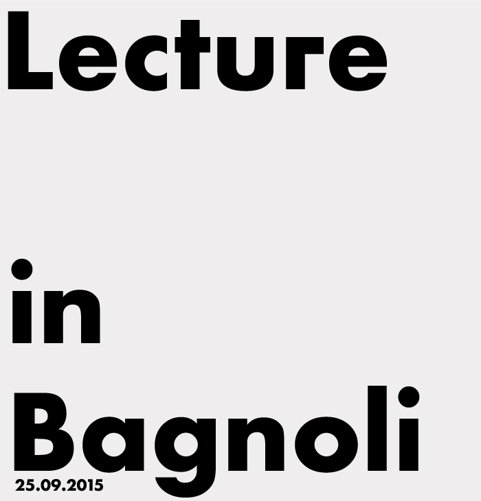 GFC architecture - Lecture in Bagnoli